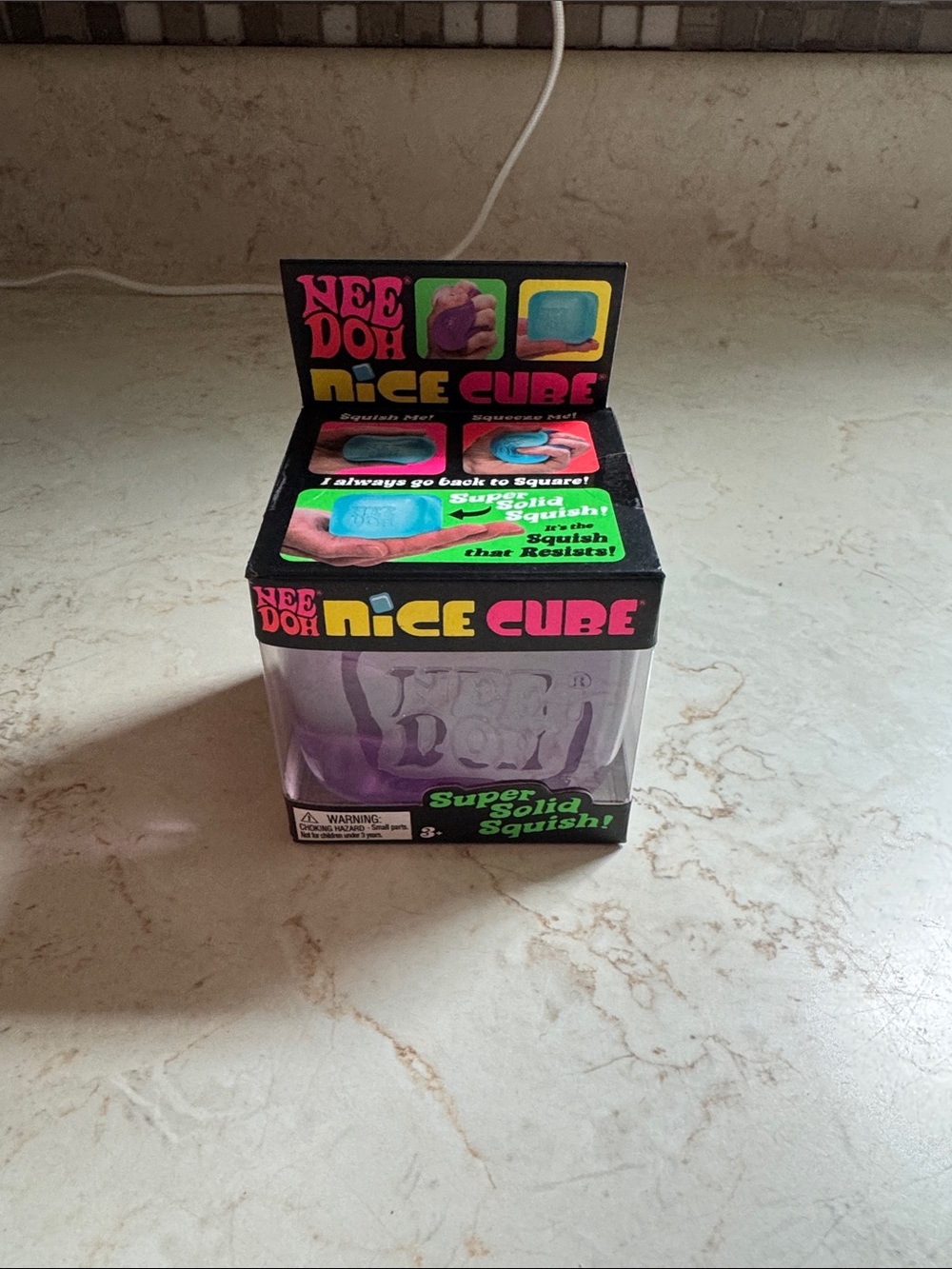 Nice Cube Super Solid Squish Toy - Purple
